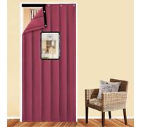 Rideau Isolant Thermique Anti Froid pour Porte de Garage, Isolant Phonique, Épaississant d'Hiver, Adapté Aux Animaux Domestiques et Pièces Climatisées