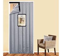 Rideau Isolant Thermique Anti Froid pour Porte de Garage, Isolant Phonique, Épaississant d'Hiver, Adapté Aux Animaux Domestiques et Pièces Climatisées