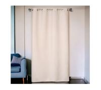 Rideau isolant thermique et phonique à œillets, beige, 140x240cm prêt a poser