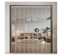 Rideau Isolant Thermique imperméable pour climatisation, Porte de séparation 1,5 mm (1,35 x 2,9 m) - Solution Coupe-Vent et écoénergétique, Conception en Plastique Durable