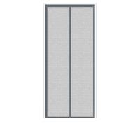 Rideau Isolation Thermique Porte 95x260cm, Anti Froid et Chaleur Rideau Thermique Isolant Adsorption Magnétique Pliable, pour Couloirs,Portes.- Gris Clair