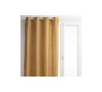 Rideau jacquard Tanis ocre 140x260