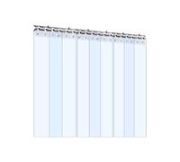 Rideau Lanière PVC 0,96x2,1m Lot de 6 Isolation Thermique Coupe Vent Pour Garages