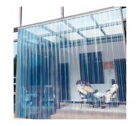 Rideau Laniere PVC, Coupe-Vent Épaissir Rideau Porte Plastique, avec Accessoires,Imperméable,Anti-poussière,Coupe-Vent，pour Garage, Entrepôt, Grange(225x290cm/88.58x114.17in)