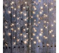 Blachere Illumination Rideaux Flicker 96 Led Blc Auto-flash 2m H 2m Connectable 3 Fois