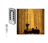 Rideau LED USB télécommandé à luminosité variable et 8 modes [Lunartec]