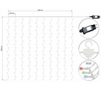 Rideau LED RVB connecté - 180 LED - 3 x 3 m