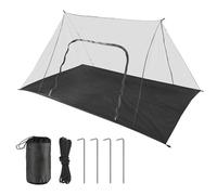 Rideau léger pour 2 personnes avec inserts de mise à la terre Rideau pliant pour la cour du camping Voyage Deux personnes Voyage pour protéger les filets