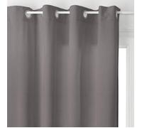 Atmosphera Créateur d'intérieur - Rideau Tamisant "Lilou" 140x260cm Gris Foncé Gris G