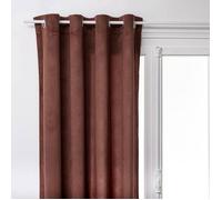 Rideau Lilou marron tonka 140x260cm - Atmosphera createur d'interieur