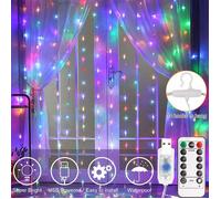 Rideau lumineux à LED en fil de cuivre pour extérieur, éclairage à LED étanche, boule lumineuse, éclairage LED USB, décoration blan