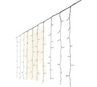 Rideau lumineux à LED Lumineo Transparent Lumière chaude Blanc chaud (1 pièce)