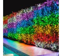 Rideau Lumineux Connecté Twinkly de 2m10 avec 210 LED, Édition Multicolore & Blanc