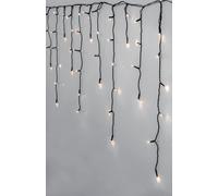 Rideau lumineux extérieur CRISPY ICE WHITE noir LED 240x 0.064W