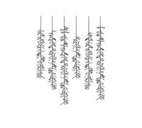 ECD Germany Rideau Lumineux LED avec 480 LED, Blanc Chaud, avec 8 Modes d'Éclairage + Minuterie, 6 Brins, IP44, Intérieur/Extérieur, Alimenté par Courant, Guirlande Lumineuse, Décoration Noël Cascade