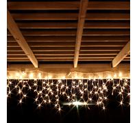 Rideau Lumineux LED de 120 Guirlande Lumineuse Glaçons pour Intérieur et Exté...