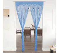 Rideau Macramé 140x240 cm Coton Crème Fenêtre Porte Séparateur de Pièce vidaXL