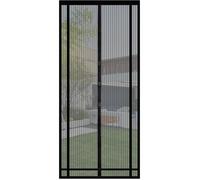 Rideau magnétique anti-insectes - Sekey - 230x160 cm - Noir - Fixation auto agrippante - Durable