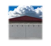 Rideau magnétique isolant thermique porte de garage, moustiquaire insonorisée pour l'hiver, protection contre le froid et les courants d'air, pour une utilisation extérieure(Gris,W300cm x H250cm)