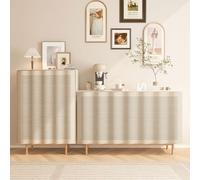 Rideau Meuble Cuisine Bas Rideau Placard Cuisine sous Evier pour Etagères Anti-poussière avec Piste Silencieuse Petit Vintage Imprimé Motif Rustique Maison de Campagne