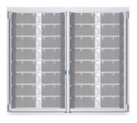 Rideau modulable au mètre - Formes géométriques - Blanc