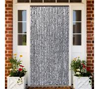 Rideau moustiquaire brun et beige 90x220 cm chenille