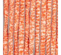 Rideau moustiquaire de luxe Queue de rat - mélange blanc/orange Rideau moustiquaire de luxe Queue de rat - mélange blanc/orange