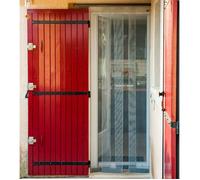 Rideau moustiquaire de porte WERKA PRO 100 x 220 cm gris