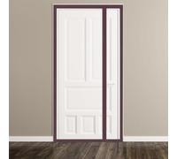 Rideau moustiquaire magnétique transparent en plastique pour terrasse, balcon, cuisine - Installation facile 120 x 230 cm