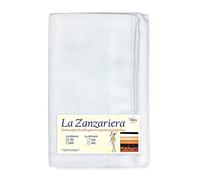 Rideau moustiquaire Marquisette extérieur plombé en 8 tailles différentes uni blanc (300 x 300)