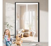 Rideau Moustiquaire Porte 90 x 94 cm Anti-Moustiques, Fermeture Automatique, Sans Perçage, Maille Fine, Magnétique Moustiquaire pour Porte de Balcon, Cave, Blanc