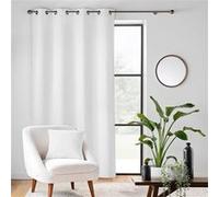 Rideau obscurcissant flanelle blanc 140x260 Nils Blanc