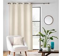 Rideau obscurcissant flanelle naturel 140x260 Nils Blanc