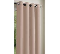 Rideau obscurcissant uni avec 8 œillets - 135x240 cm - Rose poudré - Isolation Thermique été/Hiver - Entretien Facile