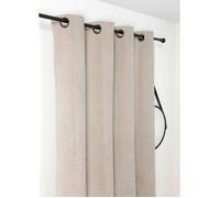 Rideau Obsurcissant Thermique et isolant ""ALBERTA"" - Taille: 140x260cm - Coloris: Beige