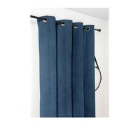 Rideau Bleu Thermique Phonique Oeillet Alberta Bleu 140 x 260 cm