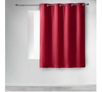 Rideau occultant (140 x H180 cm) Uni Rouge