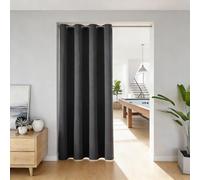 Rideau Occultant 200 x 200 cm avec Oeillets Isolation Lumineux Isolant Thermique Tenture Opaque à Oeillets Isolation pour Maison Chambre Salon Intérieurs, Gris