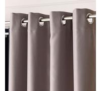 Rideau occultant à anneaux "BLACKOUT" DONA 140x250 cm gris 206 (prix pour 1 pièce) MyBestHome