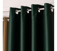 Rideau occultant à anneaux "BLACKOUT" DONA 140x250 cm vert 223 (prix pour 1 pièce) MyBestHome