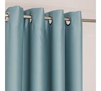 Rideau occultant à anneaux "BLACKOUT" DONA 140x250 cm vert mer 227 (prix pour 1 pièce) MyBestHome