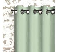 Soleil d'Ocre – Rideau occultant à oeillets Boheme 135x250 cm Vert eau