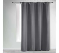 Rideau occultant à oeillets - DOUCEUR D'INTERIEUR - OCCULT ARDOISE - Gris - Synthétique - Intérieur