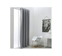 Rideau occultant a oeillets uni 140 240 cm