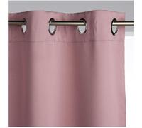 Rideau occultant - ATMOSPHERA - Rose parme - 140 x 260 cm - 8 oeillets - Lavable à 30°C