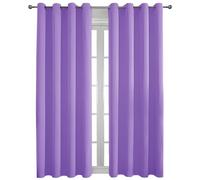 Rideau Occultant, Draperies Intérieurs Thermique Isolant Anti Froid et Chaleur pour Pièce pour Cuisine Rideau Dressing-140x160cm-Violet-(L x H) Lot de 1