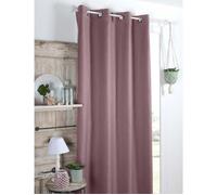 Rideau occultant - Élégance - Poudre - 140 x 260 cm - 100% polyester - Lavable à 30°