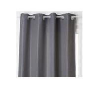 Atmosphera - Rideau occultant Elena - 140 x 260 cm - Gris foncé Bleu foncé