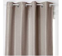 Rideau occultant ""Elena"" beige 140x260cm - Atmosphera createur d'interieur