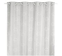 Atmosphera Rideau occultant enfant "Nuage" gris 140x250 cm